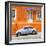 ¡Viva Mexico! Square Collection - VW Beetle Car and Orange Wall-Philippe Hugonnard-Framed Photographic Print