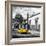 ¡Viva Mexico! Square Collection - Yellow Taxi in Oaxaca III-Philippe Hugonnard-Framed Photographic Print