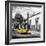 ¡Viva Mexico! Square Collection - Yellow Taxi in Oaxaca III-Philippe Hugonnard-Framed Photographic Print