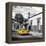 ¡Viva Mexico! Square Collection - Yellow Taxi in Oaxaca III-Philippe Hugonnard-Framed Premier Image Canvas