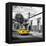 ¡Viva Mexico! Square Collection - Yellow Taxi in Oaxaca III-Philippe Hugonnard-Framed Premier Image Canvas