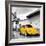 ¡Viva Mexico! Square Collection - Yellow VW Beetle Car in San Cristobal de Las Casas-Philippe Hugonnard-Framed Photographic Print