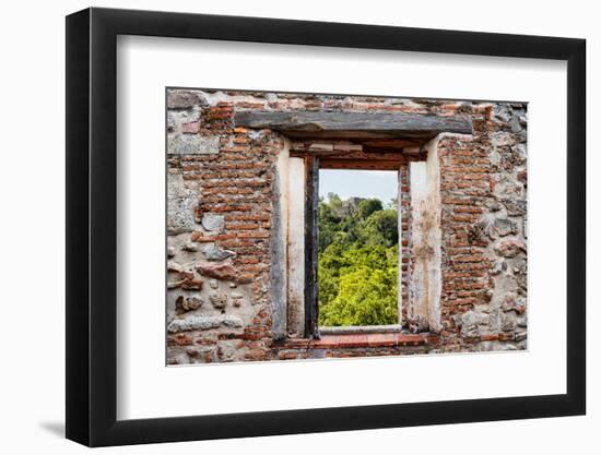 ¡Viva Mexico! Window View - Calakmul in the Mexican Jungle-Philippe Hugonnard-Framed Photographic Print