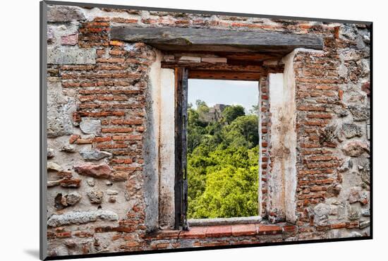 ¡Viva Mexico! Window View - Calakmul in the Mexican Jungle-Philippe Hugonnard-Mounted Photographic Print