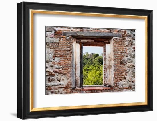 ¡Viva Mexico! Window View - Calakmul in the Mexican Jungle-Philippe Hugonnard-Framed Photographic Print