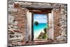 ¡Viva Mexico! Window View - Caribbean Coastline-Philippe Hugonnard-Mounted Photographic Print