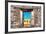 ¡Viva Mexico! Window View - Courtyard of a Church in Puebla-Philippe Hugonnard-Framed Photographic Print