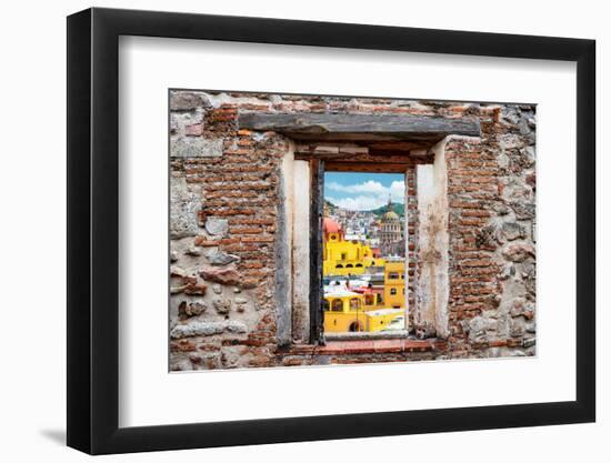 ¡Viva Mexico! Window View - Guanajuato-Philippe Hugonnard-Framed Photographic Print