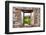 ¡Viva Mexico! Window View - Mayan Temple of Monte Alban-Philippe Hugonnard-Framed Photographic Print