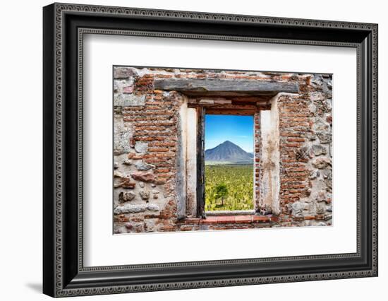 ¡Viva Mexico! Window View - Mexican Desert-Philippe Hugonnard-Framed Photographic Print