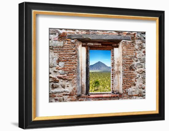 ¡Viva Mexico! Window View - Mexican Desert-Philippe Hugonnard-Framed Photographic Print