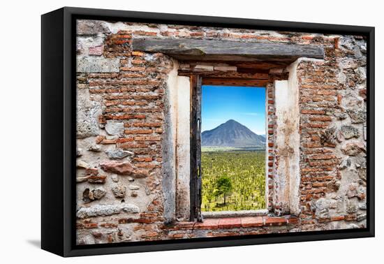 ¡Viva Mexico! Window View - Mexican Desert-Philippe Hugonnard-Framed Premier Image Canvas