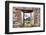 ¡Viva Mexico! Window View - One Thousand Mayan Columns in Chichen Itza-Philippe Hugonnard-Framed Photographic Print