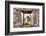 ¡Viva Mexico! Window View - Pyramid of the Chichen Itza-Philippe Hugonnard-Framed Photographic Print