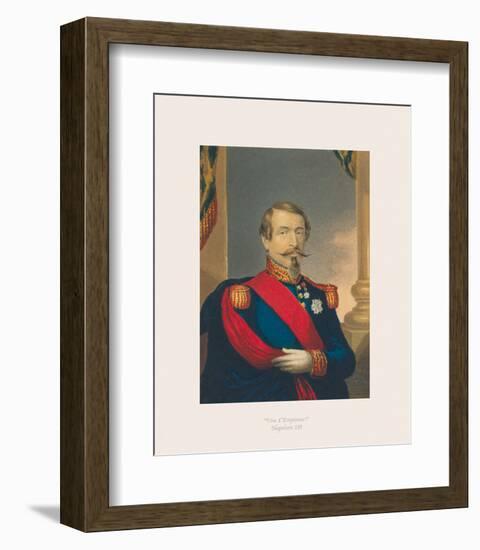 Vive l'Empereur Napoleon III-The Victorian Collection-Framed Premium Giclee Print