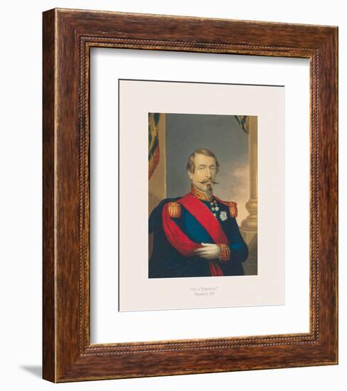 Vive l'Empereur Napoleon III-The Victorian Collection-Framed Premium Giclee Print