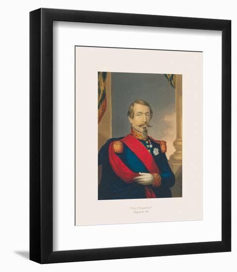 Vive l'Empereur Napoleon III-The Victorian Collection-Framed Premium Giclee Print