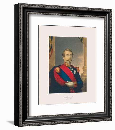 Vive l'Empereur Napoleon III-The Victorian Collection-Framed Premium Giclee Print