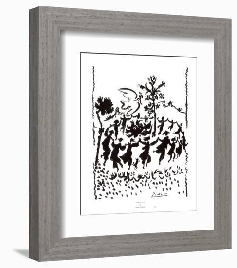 Vive la Paix-Pablo Picasso-Framed Art Print