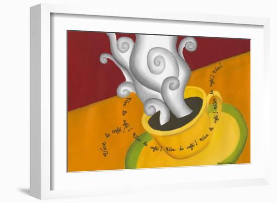 Vive le Cafe!-Renee W. Stramel-Framed Art Print