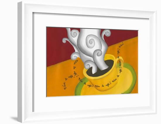 Vive le Cafe!-Renee W. Stramel-Framed Art Print