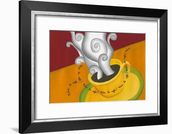 Vive le Cafe!-Renee W. Stramel-Framed Art Print