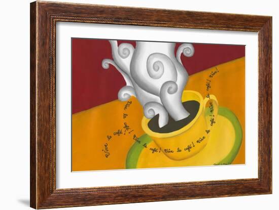 Vive le Cafe!-Renee W. Stramel-Framed Art Print