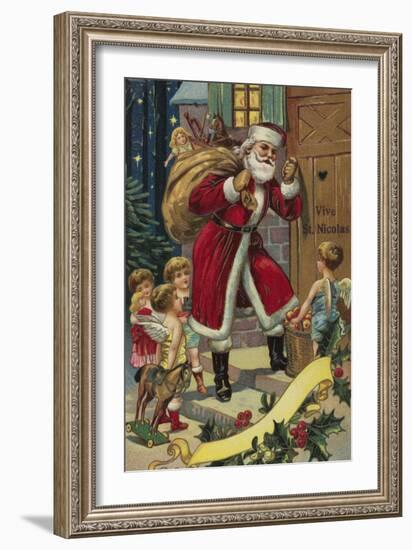 Vive St. Nicolas-null-Framed Giclee Print