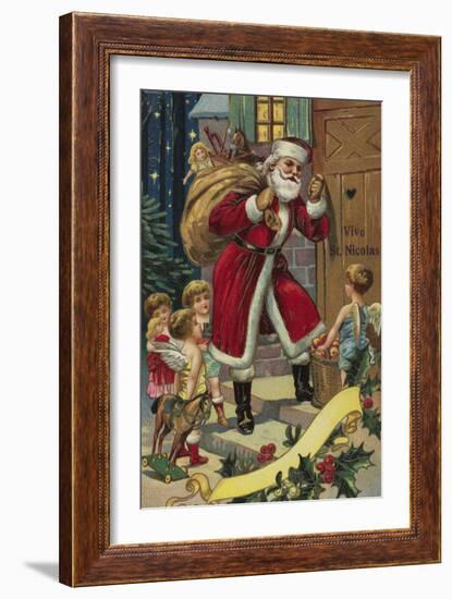 Vive St. Nicolas-null-Framed Giclee Print