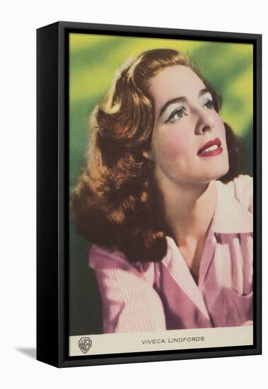 Viveca Lindfors, Swedish Actress and Film Star-null-Framed Premier Image Canvas