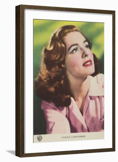 Viveca Lindfors, Swedish Actress and Film Star-null-Framed Photographic Print