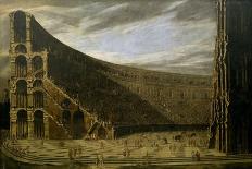 Perspective of a Roman Amphitheatre, ca. 1638-Viviano Codazzi-Giclee Print