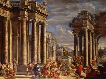 Principal Monuments of Ancient Rome: Arch of Titus (Oil on Canvas)-Viviano Codazzi-Giclee Print