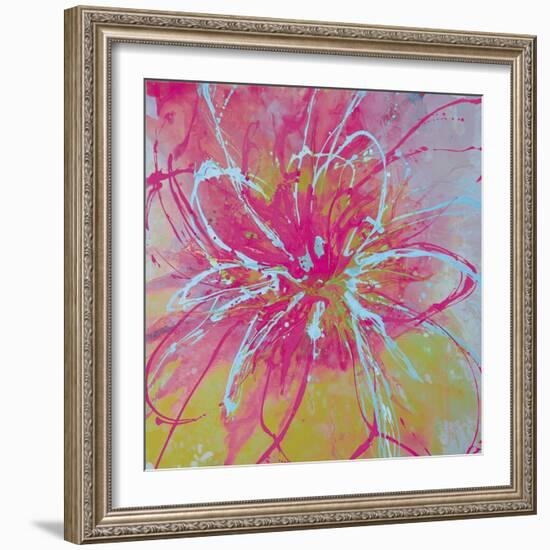 Vivid Bouquet II-Caroline Ashwood-Framed Giclee Print