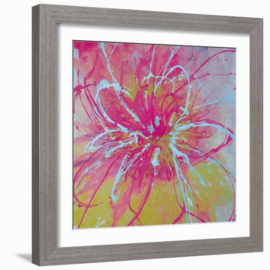 Vivid Bouquet II-Caroline Ashwood-Framed Giclee Print