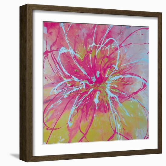 Vivid Bouquet II-Caroline Ashwood-Framed Giclee Print