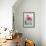 Vivid Flamingo I-Chariklia Zarris-Framed Art Print displayed on a wall
