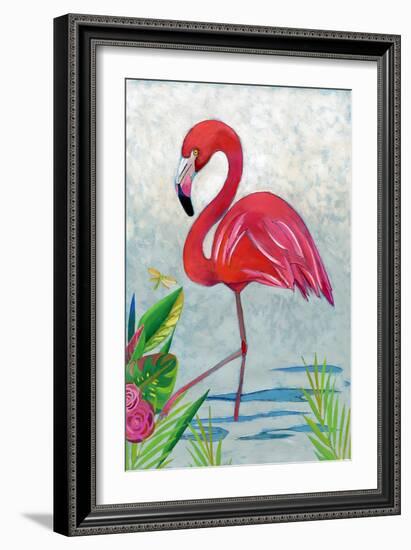 Vivid Flamingo I-Chariklia Zarris-Framed Art Print