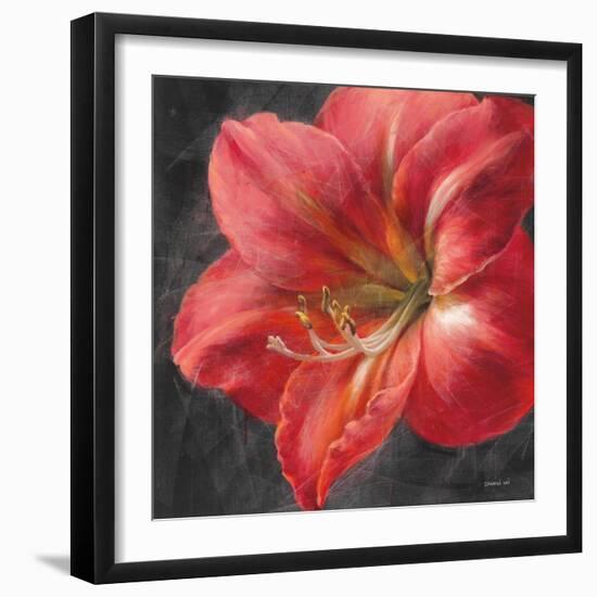 Vivid Floral III Crop-Danhui Nai-Framed Art Print