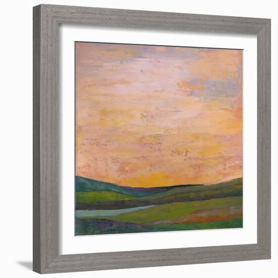 Vivid Layered Landscape I-Mehmet Altug-Framed Art Print