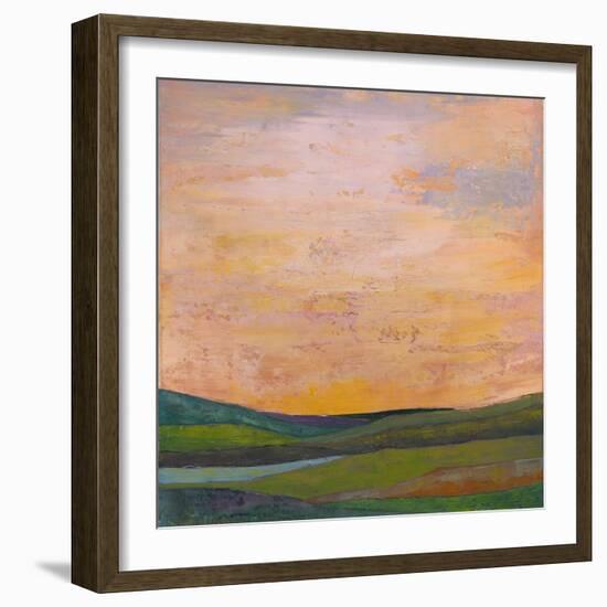 Vivid Layered Landscape I-Mehmet Altug-Framed Art Print