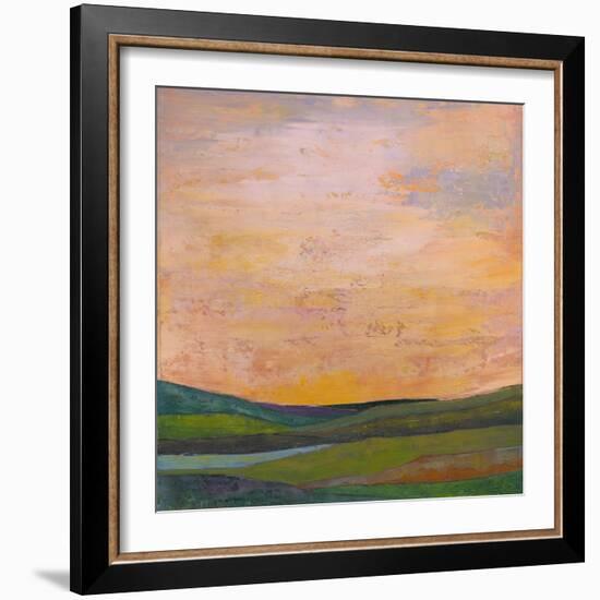 Vivid Layered Landscape I-Mehmet Altug-Framed Art Print