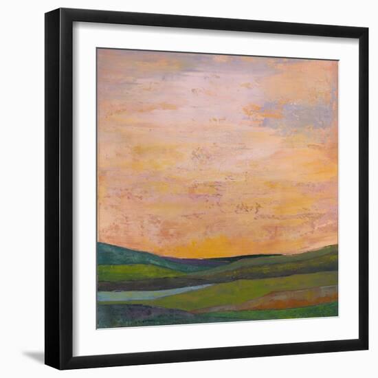 Vivid Layered Landscape I-Mehmet Altug-Framed Art Print