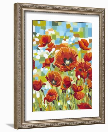 Vivid Poppies I-Carolee Vitaletti-Framed Art Print