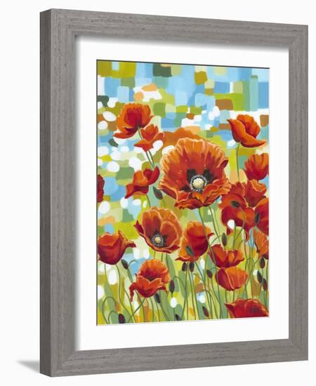 Vivid Poppies I-Carolee Vitaletti-Framed Art Print