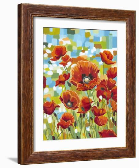 Vivid Poppies I-Carolee Vitaletti-Framed Art Print