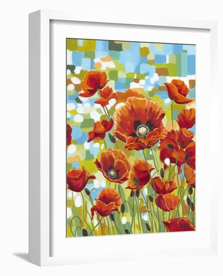 Vivid Poppies I-Carolee Vitaletti-Framed Art Print