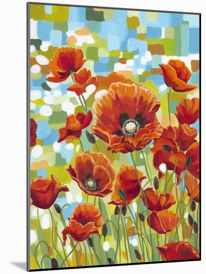 Vivid Poppies I-Carolee Vitaletti-Mounted Art Print