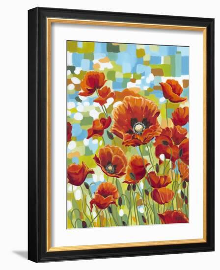 Vivid Poppies I-Carolee Vitaletti-Framed Art Print