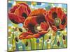 Vivid Poppies III-Carolee Vitaletti-Mounted Art Print